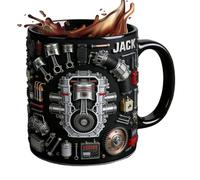 Tasses en céramique | Mécanique réaliste et originale | Café en céramique style rétro moteur avec poignée antidérapante | pour thé, boissons, vacances, anniversaire, hommes, , petit ami