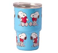 Tasses et mugs - Tasse mug isotherme café expresso QuyCup Peanuts Snoopy 80ml (Cœur)