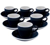 Tasses - Loveramics - Espresso Et Sous-tasses Egg Denim 8cl X6