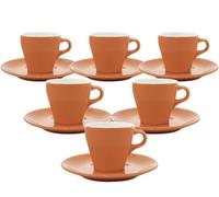 Tasses - Origami - Tasses Et Sous-tasses Espresso Orange 9cl
