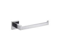 TASTOS Barre de serviette de bain en nickel brossé
