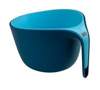 Tasty 678404 Set de bol à mixer et passoire clipsable dans le bol, passoire, bol, cul de poule, bol à mixer, saladier, Polypropylène, 26 x 24 x 17 cm, Bleu
