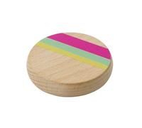 Tasty Décapsuleur rond en bois avec insert inox | Prise en main simple, Bois rond compact, Ouvre bouteilles bière et soda, Format 6 x 1,2 cm, 1 pièce