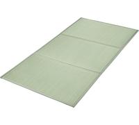 Tatami japonais double pliable et antidérapant en jonc de mer