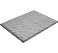 Tatami japonais, matelas tatami japonais pliable queen size, matelas futon avec sac de rangement et fermeture, tapis de sol 9 couches pour dormir, dortoir, méditation, yoga, 2032 x 1524 x 89 mm, gris