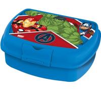 Marvel Sandwichera Urbana Vengadores CZ11367, Enfants 4+ ans, Plastique Recyclable Sans BPA, 13,9x18,1x6,7 cm