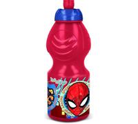 Tataway Bouteille de sport Spiderman Mob Rules 400 ml : pratique, légère et super résistante, parfaite pour chaque aventure quotidienne avec le look dynamique du mythique Spider-Man