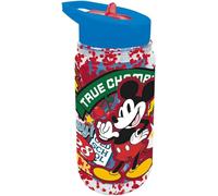 Tataway Bouteille Mickey Sprinkle 330 ml - Bouteille réutilisable pour enfants - Fermeture anti-goutte - Plastique durable - Produit officiel Disney
