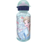 Tataway Bouteille scolaire Frozen 370 ml, bouteille Disney légère et réutilisable sans BPA, bouchon hermétique, idéale pour les enfants à l'école, les voyages et les activités de plein air