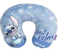 Coussin de Cou de Voyage Cervical en Tissu avec Graphiques Stitch pour Enfants à partir de 12 Mois, Dimensions 32 x 26 x 9 cm