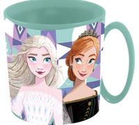 TATAWAY Disney Tasse Bleue Frozen Elsa Et Anna En Plastique 350 ml