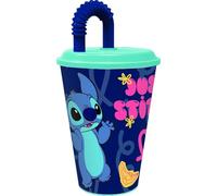 Tataway Gobelet 430 ml avec paille Stitch Palms : confortable, coloré et parfait à tout moment de la journée, avec un design tropical Disney apprécié des adultes et des enfants