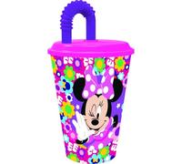 Tataway Gobelet Minnie Bold Florals 430 ml avec paille : confortable, sûr et décoré avec une Minnie moderne et florale, parfait pour rendre chaque gorgée spéciale