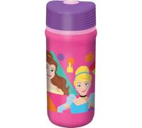 TataWay in viaggio si cresce Disney Gourde rose et violet en plastique pour filles Princesses Belle Cendrillon Jasmine Aurora 390 ml avec fermeture anti-goutte