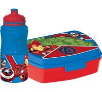 TATAWAY MARVEL Set Cadeau Bouteille 380 ml Et Boîte À Sandwich Avengers Bleu