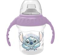 Tataway Mug de voyage 250 ml, design Disney Stitch, couvercle anti-goutte, portable.