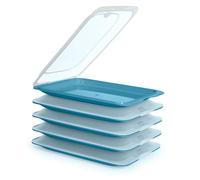 TATAY 1180001 - Charcuterie Conteneur FRESH Système, Mesures 17 x 3.2 x 25.2 cm (5X Ocean)