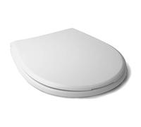 TATAY Abattant WC Universel Compatible Modèle Victoria | Thermoplastique | Installation Facile, Fixation Universelle | Finition Brillante | Fabriqué en Espagne | Forme Ovale - Modèle Olympia - Blanc