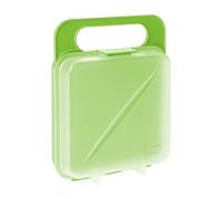 TATAY Boite a Sandwich Fresh | 1 Unité | Design Compact, Réutilisable, Fermeture à Clip | Compatible Congélateur, Micro-ondes et Lave-vaisselle | Sans BPA | 14 x 4 x 18 cm, Vert Citron