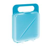 TATAY Boite a Sandwich Fresh | 1 Unité | Design Compact, Réutilisable, Fermeture à Clip | Compatible Congélateur, Micro-ondes et Lave-vaisselle | Sans BPA | 14 x 4 x 18 cm, Bleu Turquoise
