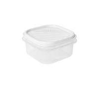 TATAY Boite Alimentaire Plastique 0,3L Top Flex | Couvercle à Pression | Boite Conservation Alimentaire | Micro-ondes, Lave-vaisselle, Frigo, Congélateur | Sans BPA | 10x10x5,5 cm, Blanc