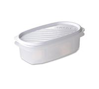 TATAY Boite Alimentaire Plastique 0,5L Top Flex | Couvercle à Pression | Boite Conservation Alimentaire | Micro-ondes, Lave-vaisselle, Frigo, Congélateur | Sans BPA | 18,4x9,7x6,1 cm, Blanc