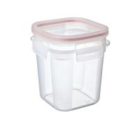 TATAY Boite Alimentaire Plastique 0,7L Clip Safe | Couvercle à Clip | Boite Conservation Alimentaire | Micro-ondes, Lave-vaisselle, Frigo, Congélateur | Sans BPA | 10,8x10,8x12,2 cm, Rouge