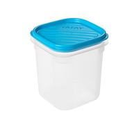 TATAY Boite Alimentaire Plastique 0,7L Top Flex | Couvercle à Pression | Boite Conservation Alimentaire | Micro-ondes, Lave-vaisselle, Frigo, Congélateur | Sans BPA | 10x10x11,7 cm, Bleu