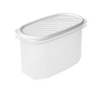 TATAY Boîte Alimentaire Plastique 1,2 L Top Flex, 18,4 x 9,7 x 12,2 cm | TATAY Boîte Alimentaire Plastique 1,2 L | Couvercle à Pression | sans BPA | 18,4 x 9,7 x 12,2 cm | Finition de Couleur, Blanc