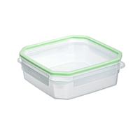 TATAY Boite Alimentaire Plastique 1,3L Clip Safe | Couvercle à Clip | Boite Conservation Alimentaire | Micro-ondes, Lave-vaisselle, Frigo, Congélateur | Sans BPA | 10,8x10,8x6,6 cm, Rouge