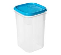 TATAY Boite Alimentaire Plastique 1L Top Flex | Couvercle à Pression | Boite Conservation Alimentaire | Micro-ondes, Lave-vaisselle, Frigo, Congélateur | Sans BPA | 10x10x16,5 cm, Bleu