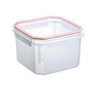 TATAY Boite Alimentaire Plastique 2,9L Clip Safe | Couvercle à Clip | Boite Conservation Alimentaire | Micro-ondes, Lave-vaisselle, Frigo, Congélateur | Sans BPA | 18,8x18,8x12,8 cm, Rouge