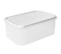 TATAY Boîte Alimentaire Plastique 4,7 L Top Flex, 28,5 x 18,5 x 12,2 cm | TATAY Boîte Alimentaire Plastique 4,7 L | Couvercle à Pression | sans BPA | 28,5 x 18,5 x 12,2 cm | Usage Cuisine, Blanc