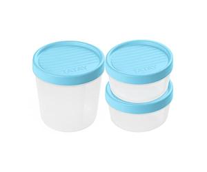 TATAY Boîte Alimentaire Plastique Twist, Couvercle à Vis, sans BPA | TATAY Boîte Alimentaire Plastique Twist | Set 3: 1 x 1 L + 2 x 0,5 L | Couvercle à Vis | sans BPA | Finition de Couleur, Bleu