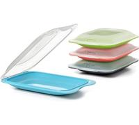 TATAY Boîtes à Charcuterie Fresh, Ensemble 4 Mini, sans BPA, Usage Cuisine | TATAY Boîtes Charcuterie Fresh | Ensemble 4 Mini | sans BPA | Dimensions 12 x 3,1 x 18cm | Usage Cuisine, Couleurs Assorties