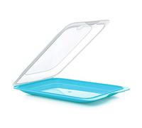 TATAY Boîtes a Charcuterie Fresh | Ensemble de 3 Standard | Boite Jambon Conservation Frigo, Empilable | Passe au Congélateur, Micro-ondes et Lave-vaisselles | Sans BPA, 17x3,2x25,2cm, Couleur Bleu