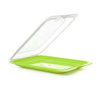 TATAY Boîtes a Charcuterie Fresh | Ensemble de 3 Standard | Boite Jambon Conservation Frigo, Empilable | Passe au Congélateur, Micro-ondes et Lave-vaisselles | Sans BPA, 17x3,2x25,2cm, Couleur Lima