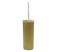 TATAY Brosse Toilettes WC | Design Compact et Fonctionnel | Balayette WC sans BPA | Fabriquée en Espagne | 9,5 x 9,5 x 39,5 cm - Collection Baobab - Or