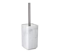 TATAY Brosse Toilettes WC | Résine sans BPA | Compacte et Robuste | Balayette WC pour Salle de Bain | 12 x 12 x 38 cm - Collection Marble - Effet Marbre