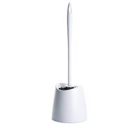 TATAY Brosse WC Standard, Polypropylène, Brosse noire, Sans BPA, Fabriquée en Espagne. Blanc. Dimension 12 x 12 x 38 cm