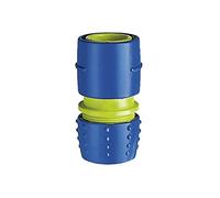 Tatay Connecteur pour tuyaux d'arrosage 3/4" (19-26mm), Plastique, Connecteur Universel, Protection Solaire, Installation Facile, Bleu