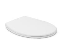 TATAY Cuvette Toilette Universelle à Fermeture Amortie | Retrait Rapide | WC Ovales | Matériau Résistant et Recy ntibactérien | Forme O-Shape - 37 x 44,5 cm - Modèle Golf - Blanc