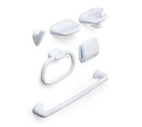 Tatay Ensemble Olympia de Six Accessoires de Salle de Bain, 62x13x30 cm