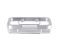 TATAY Étagère Salle de Bain Aluminium Rectangulaire, Matériau Durable | TATAY Étagère Salle de Bain Aluminium | Vis Incluses | Résiste à l’Humidité | Dimensions 9 x 3,2 x 14cm | Modèle Ice