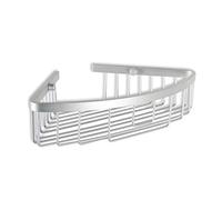 TATAY Etagere Salle de Bain d’Angle Aluminium | Avec Vis Incluses | Compatible Système Sans Perçage | Anti-humidité, anticorrosion | Moderne | Évacuation rapide | 22,5 x 6,5 x 22,5 cm - Modèle Ice