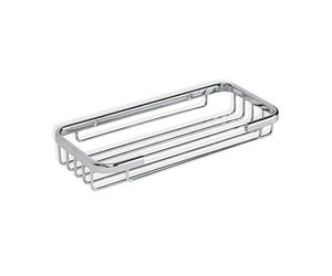 TATAY Etagere Salle de Bain Rectangulaire Laiton | Avec Vis Incluses | Supporte 5 kg | Compatible Système Sans Perçage (Quick Fix) | Anti-humidité | Moderne | Drainage Rapide | 9x3x20 cm - Modèle Krom