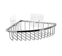 TATAY Etagere Salle de Bain Sans Perçage Laiton | Avec Vis et Quick Fix | Supporte 5 kg | Anti-humidité | Étagère d’Angle à Drainage Rapide | 20 x 5 x 20 cm - Modèle Krom