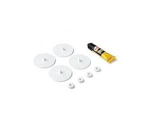 Tatay Glue-Fix Kit fixation armoire de bain plastique blanc 11 x 3 x 19,5 cm + colle 8 g
