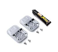 Tatay Glue & Fix Kit for Flat Collection, système de fixation sans perçage, composé de 2 supports en plastique et d'un tube de colle haute résistance.
