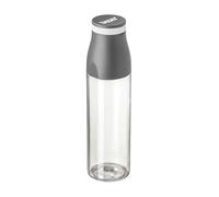TATAY Gourde 400 ml Urban Drink | Couvercle Gobelet avec Bande Élastique | Étanche et durable | Tritan sans BPA | Compatible LV, MO, Frigo, Congélateur | 6,7×6,7×17,3 cm, Gris